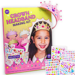 Tiara Crown Headband Making Kit - DIY Craft for Kids - FROG SAC