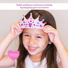 Tiara Crown Headband Making Kit - DIY Craft for Kids - FROG SAC