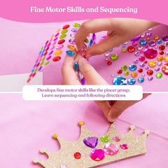 Tiara Crown Headband Making Kit - DIY Craft for Kids - FROG SAC