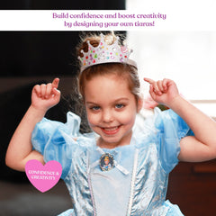 Tiara Crown Headband Making Kit - DIY Crafts for Kids - FROG SAC