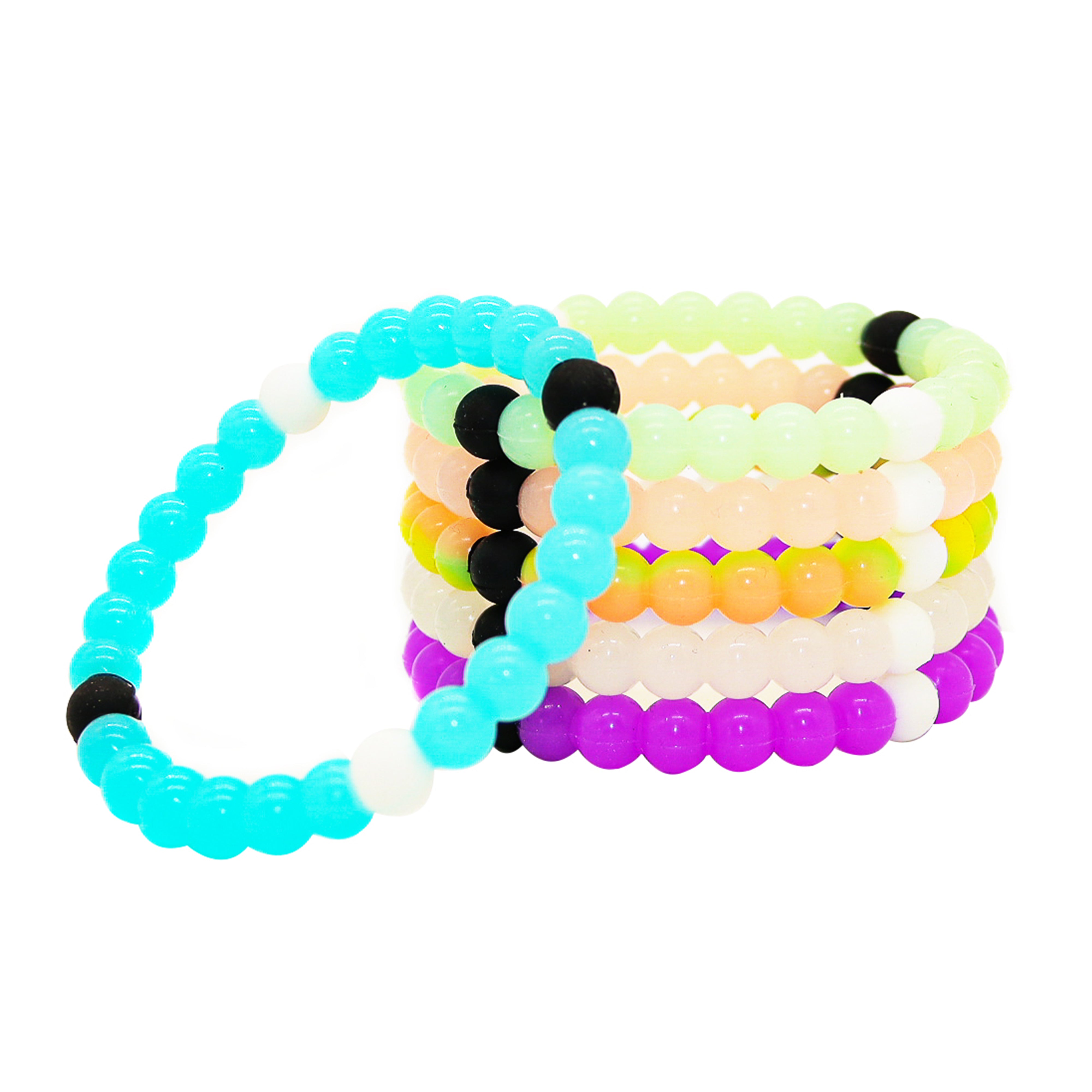 rainbow name bracelet for girls, beaded name bracelet custom friendshi -  Lily Daily Boutique