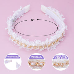 Confetti Pearl Headbands - 2 Pack