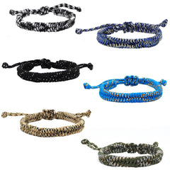 Adjustable Braided Paracord Bracelets (Wrap Braid) - FROG SAC