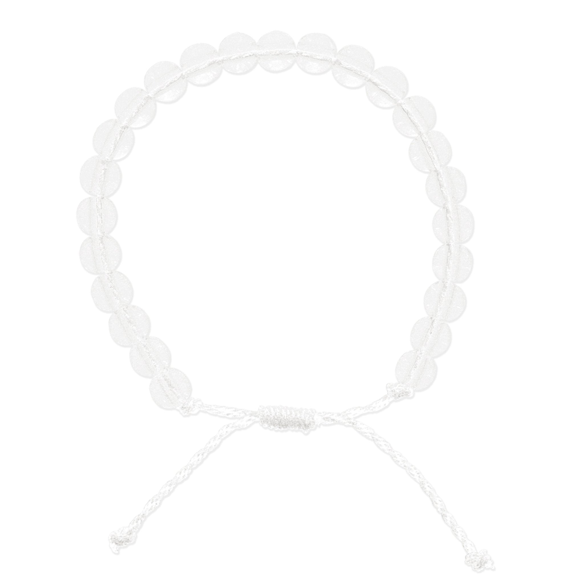 Adjustable Clear Beaded Bracelet - FROG SAC