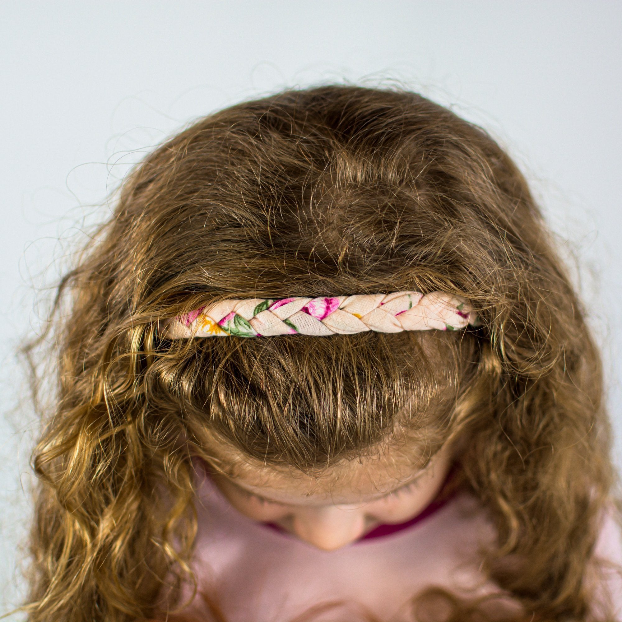Adjustable Floral Braided Headband - FROG SAC