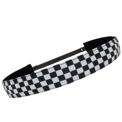 Adjustable No Slip Checkerboard Headband - FROG SAC