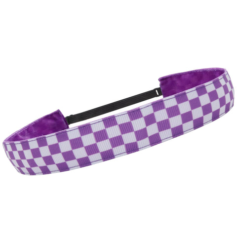 Adjustable No Slip Checkerboard Headband - FROG SAC