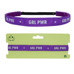 Adjustable No Slip Headbands For A Cause - GRL PWR - FROG SAC