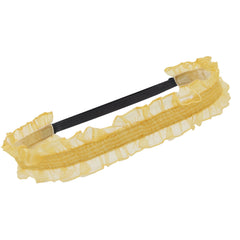 Adjustable No Slip Ruffled Lace Headband - FROG SAC
