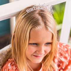 Birthday Girl Rhinestone Crown Headband - FROG SAC