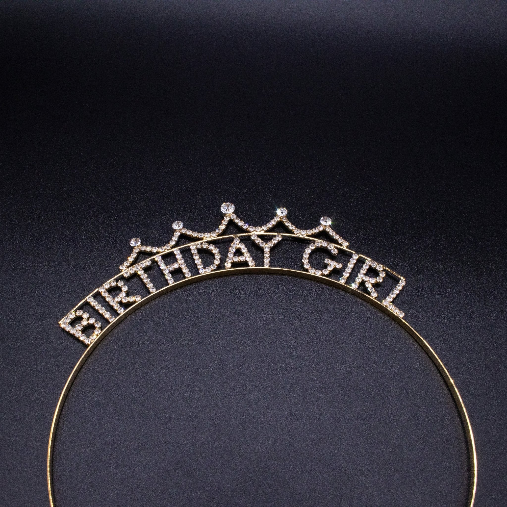 Birthday Girl Rhinestone Tiara Headband - FROG SAC