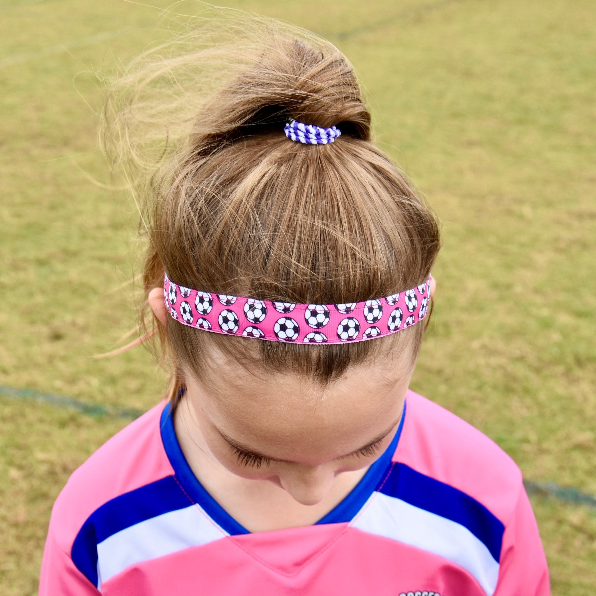 Adjustable No Slip Soccer Headbands - 4 Pack