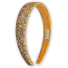 Tapered Chunky Glitter Headband - FROG SAC
