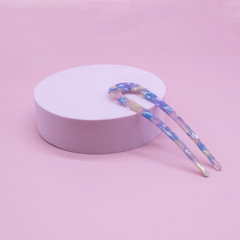 U Shaped French Hair Pin -Tortoise Shell - FROG SAC